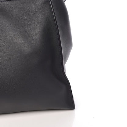 Fendi Vitello Dolce Marmol Large Peekaboo Iconic Satchel Blue Notte 14 of 14