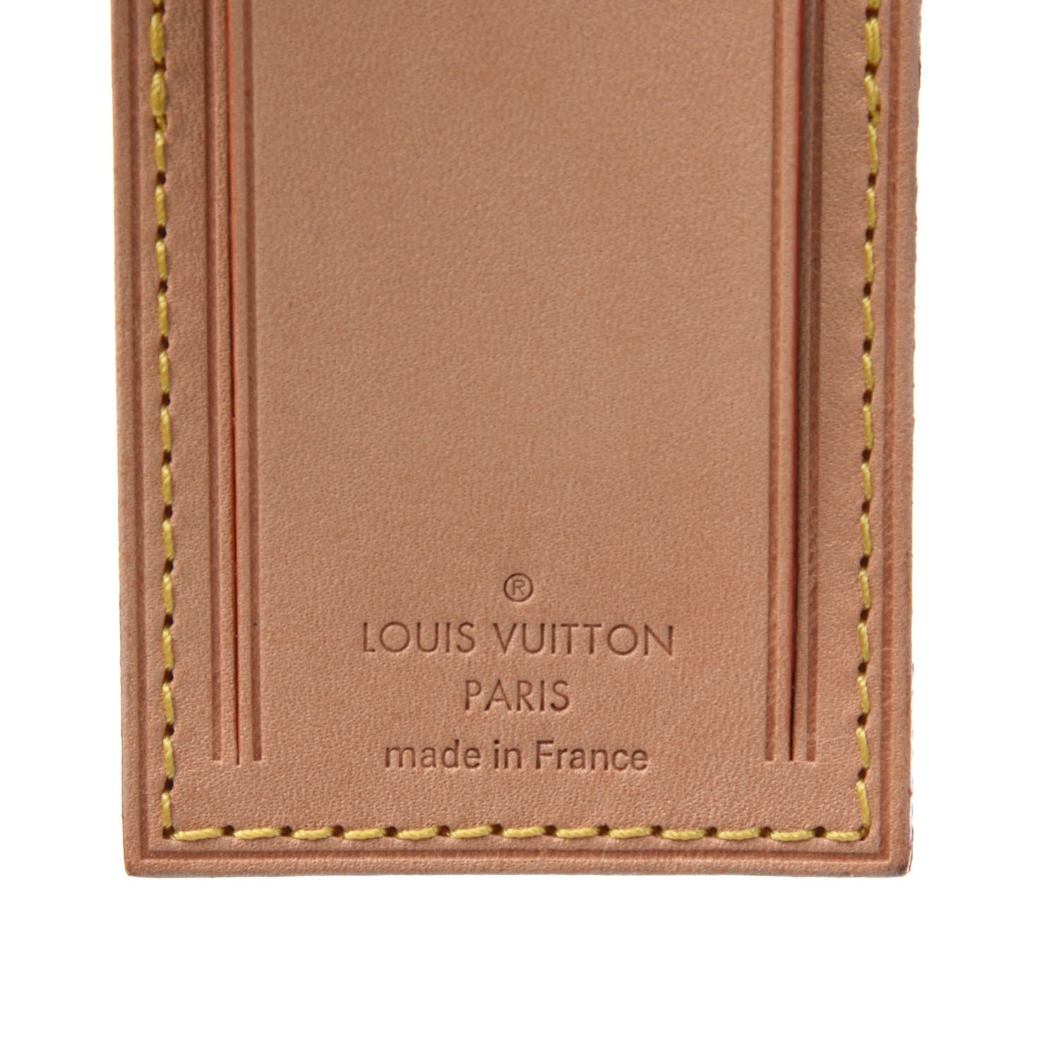 Louis Vuitton Vachetta Luggage Tag 3 of 5