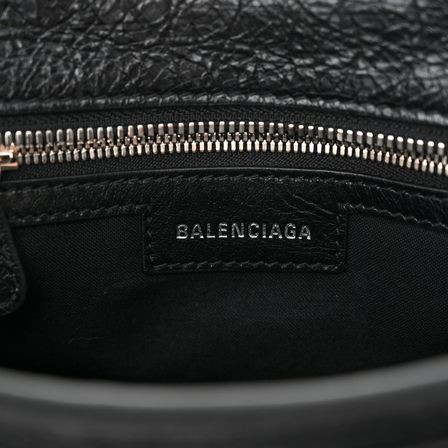 Balenciaga Agneau Arena Neo Cagole Handbag XS Black 8 of 10