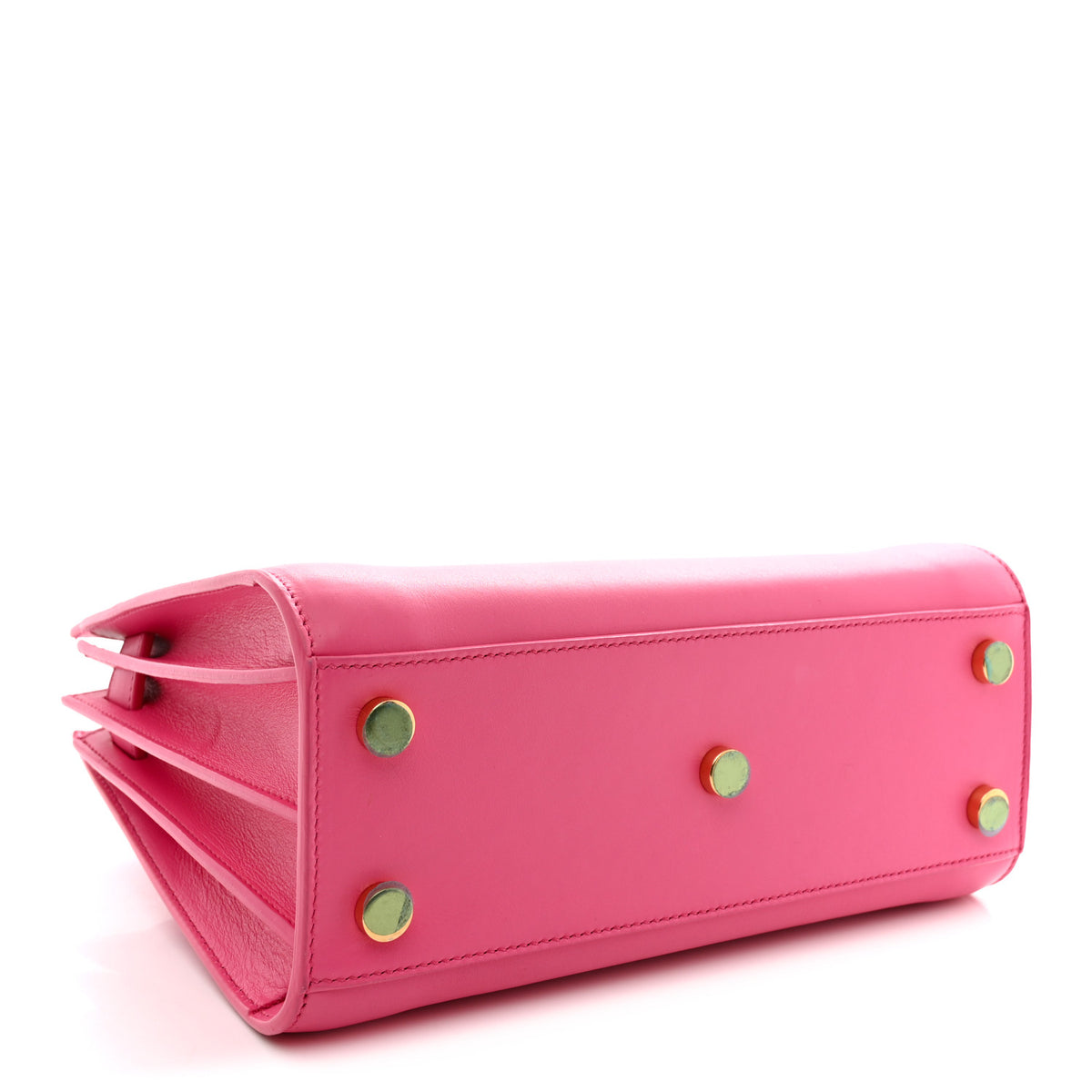 Saint Laurent Grained Calfskin Nano Sac De Jour Lipstick Fuchsia 4 of 12