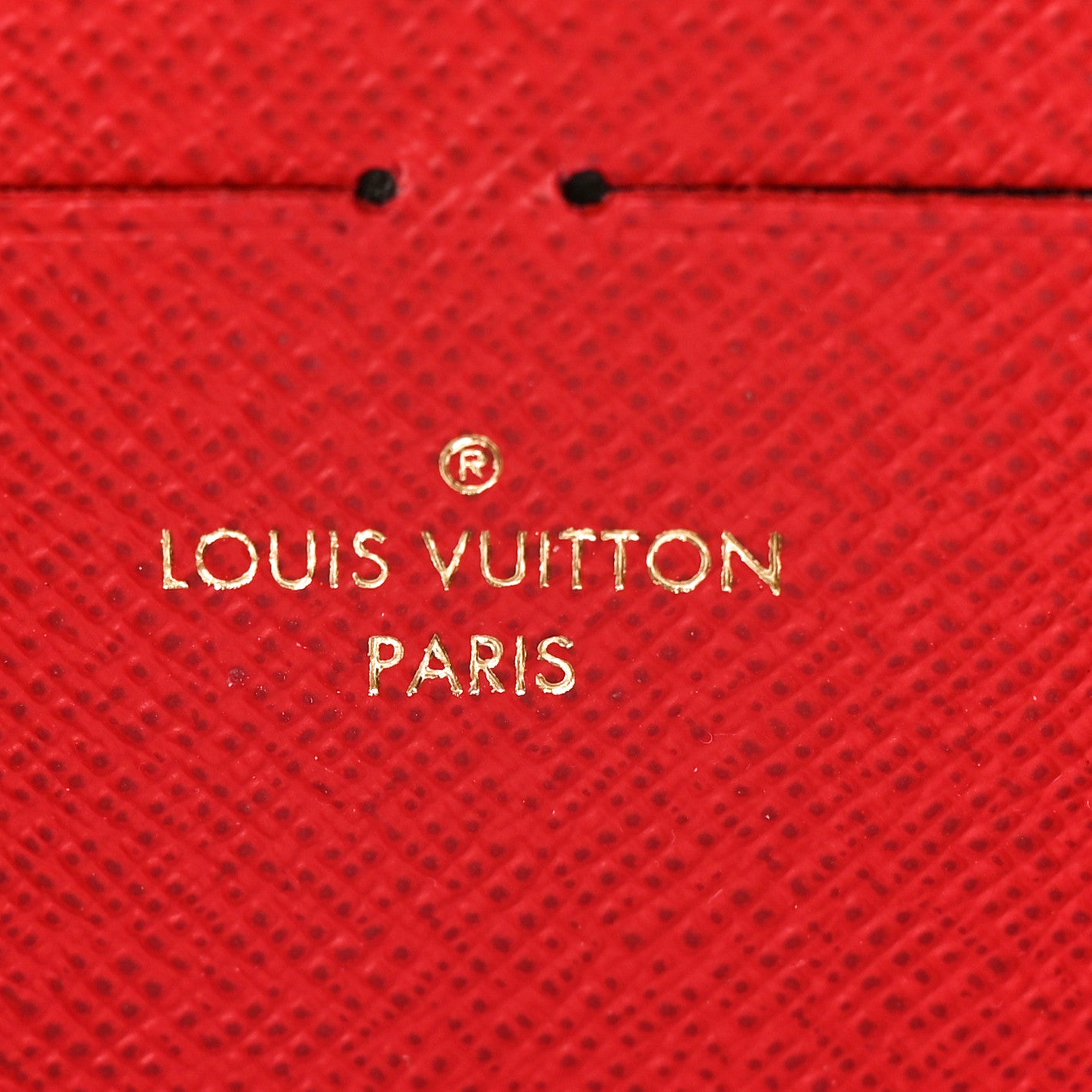 Louis Vuitton Damier Ebene Clemence Wallet Cherry 6 of 7