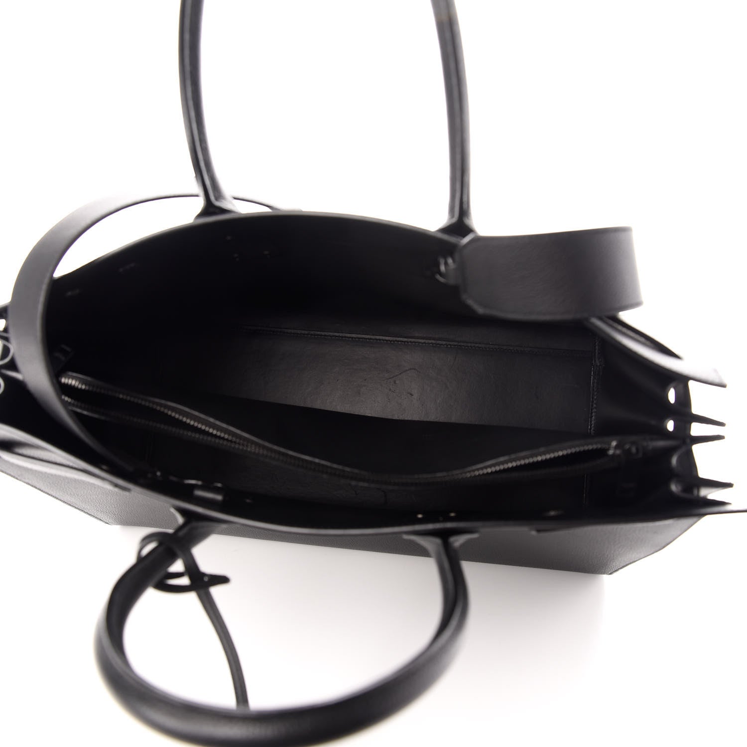 Saint Laurent Grained Calfskin Large Sac De Jour Carryall Black 5 of 16