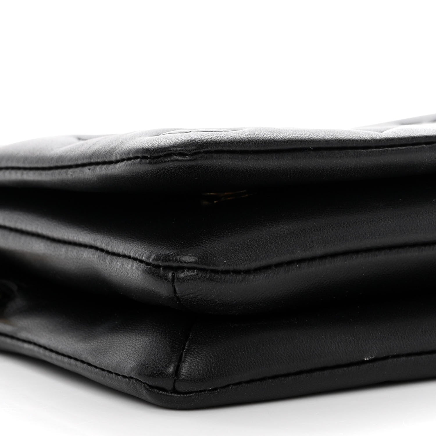 Louis Vuitton Lambskin Embossed Monogram Pochette Coussin Black 9 of 15