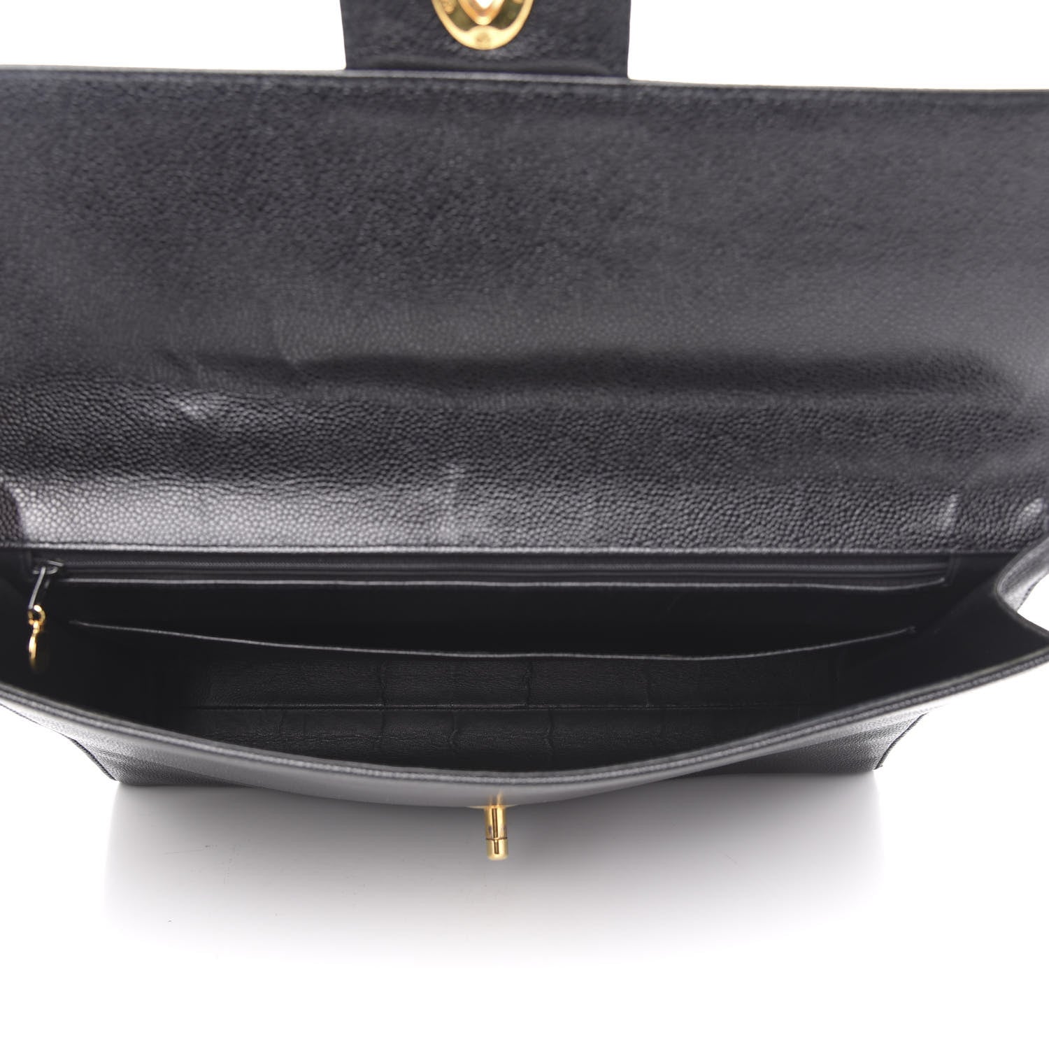 Chanel Caviar Briefcase Laptop Bag Black 5 of 15