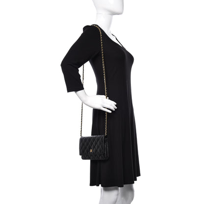 Chanel Caviar Quilted Wallet On Chain WOC Black 2 of 11