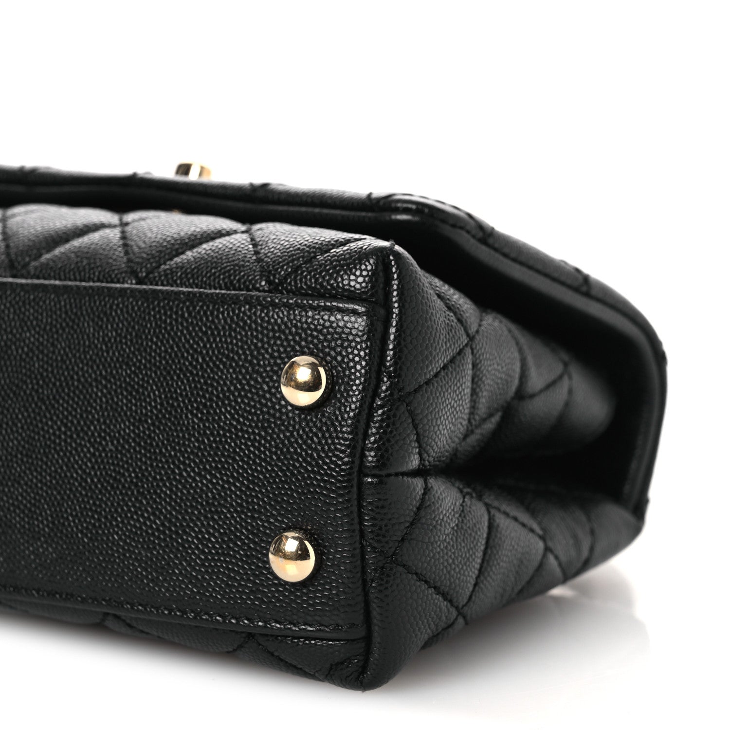 Chanel Caviar Quilted Extra Mini Coco Handle Flap Black 10 of 11