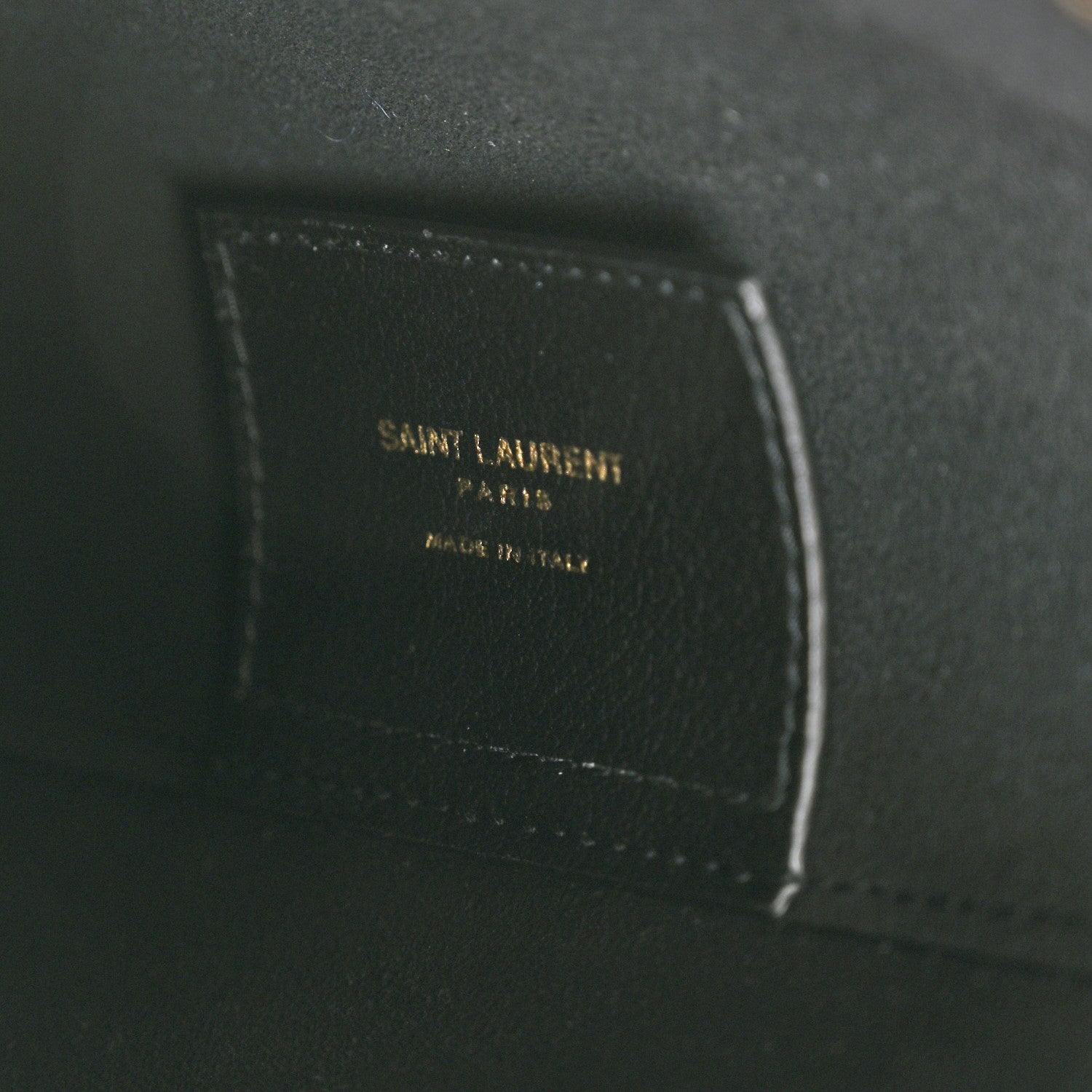 Saint Laurent Calfskin Toy Shopping Tote Black 7 of 13