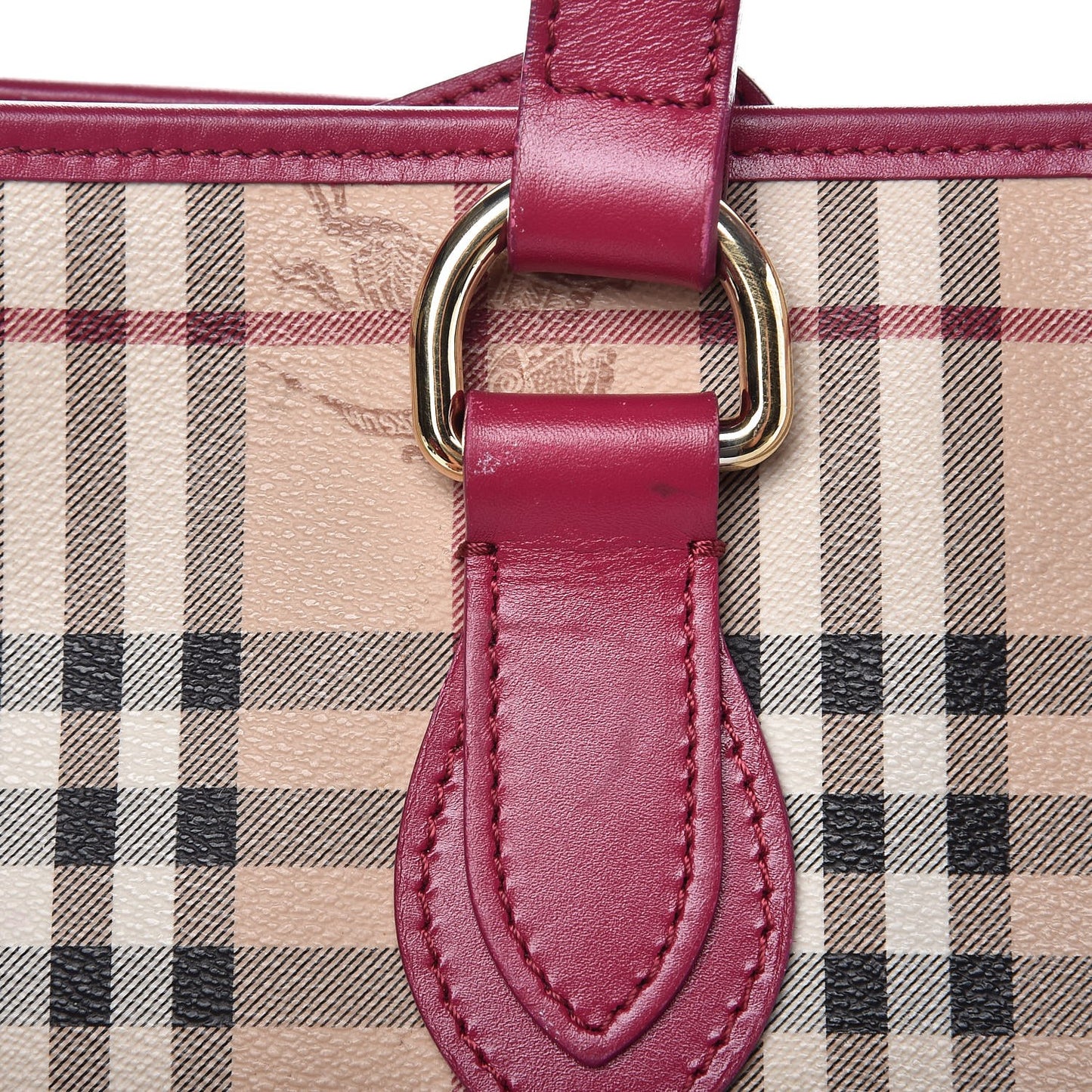 Haymarket Check Medium Regent Tote Dark Pink