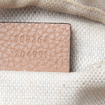 Gucci Pebbled Calfskin Small Soho Disco Bag Rose Beige 7 of 15
