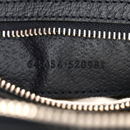Gucci GG Supreme Monogram Textured Dollar Calfskin Small Horsebit 1955 Shoulder Bag Beige Blue 7 of 12