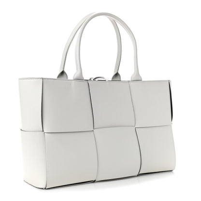 Bottega Veneta Nappa Maxi Intrecciato Medium Arco Tote White 2 of 6