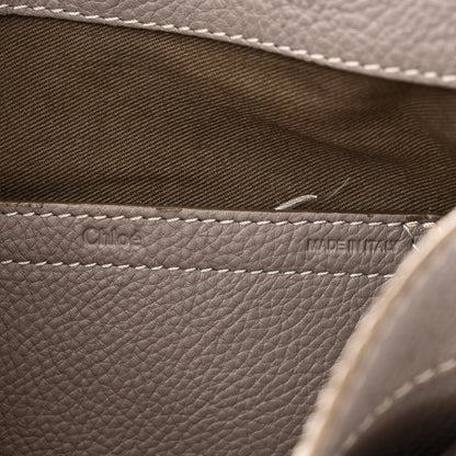 Chloe Calfskin Medium Marcie Round Crossbody Bag Cashmere Grey 6 of 9