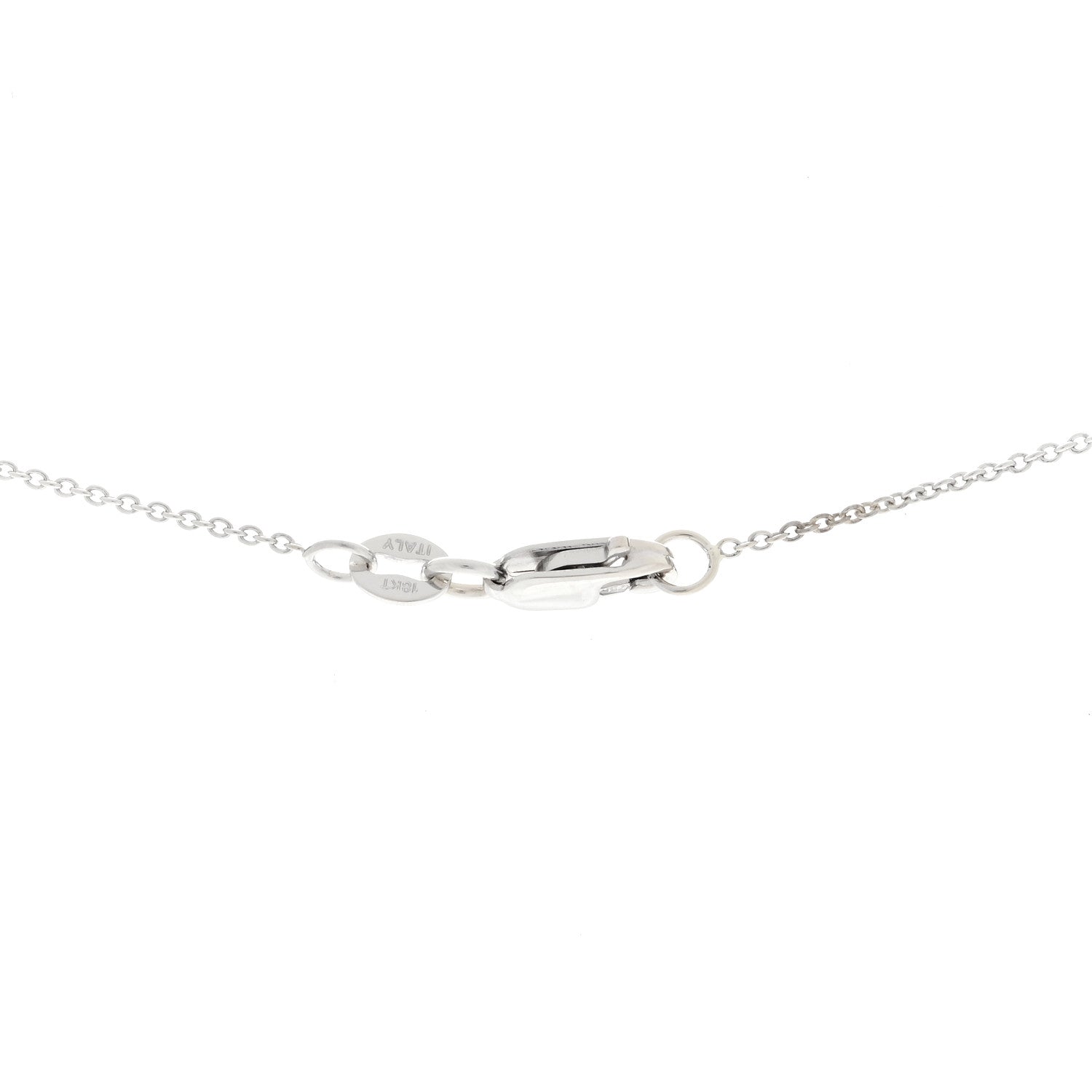 Roberto Coin 18K White Gold Diamond Tiny Treasures Cross Pendant Necklace 3 of 3