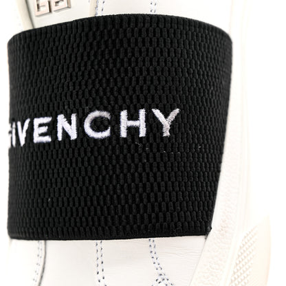 Givenchy Calfskin Band Logo Womens Urban Street Sneakers 39 White Black 18 of 19