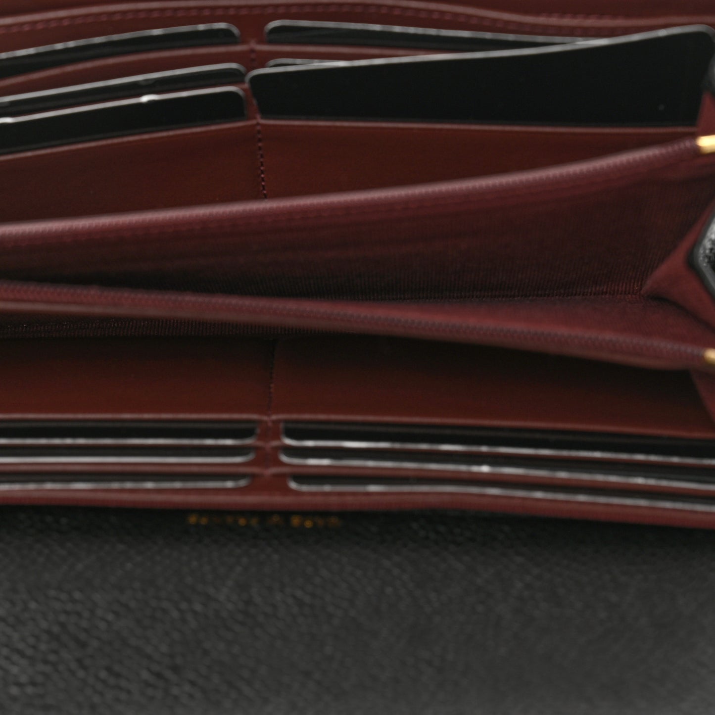 Caviar Quilted Large Flap Wallet Black