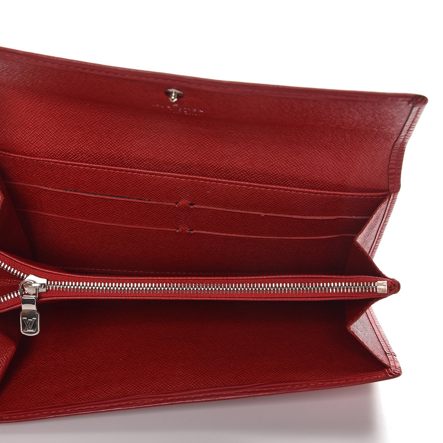 Louis Vuitton Epi Sarah Wallet Castillan Red 5 of 10