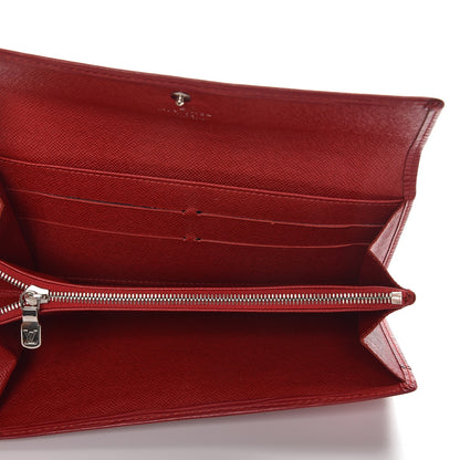 Louis Vuitton Epi Sarah Wallet Castillan Red 5 of 10