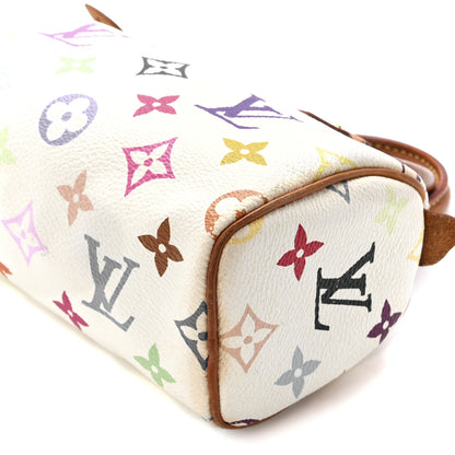 Louis Vuitton Monogram Multicolor Mini Sac HL Speedy White 8 of 9