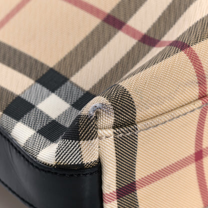 Burberry Vintage Check Shoulder Bag Black 8 of 15