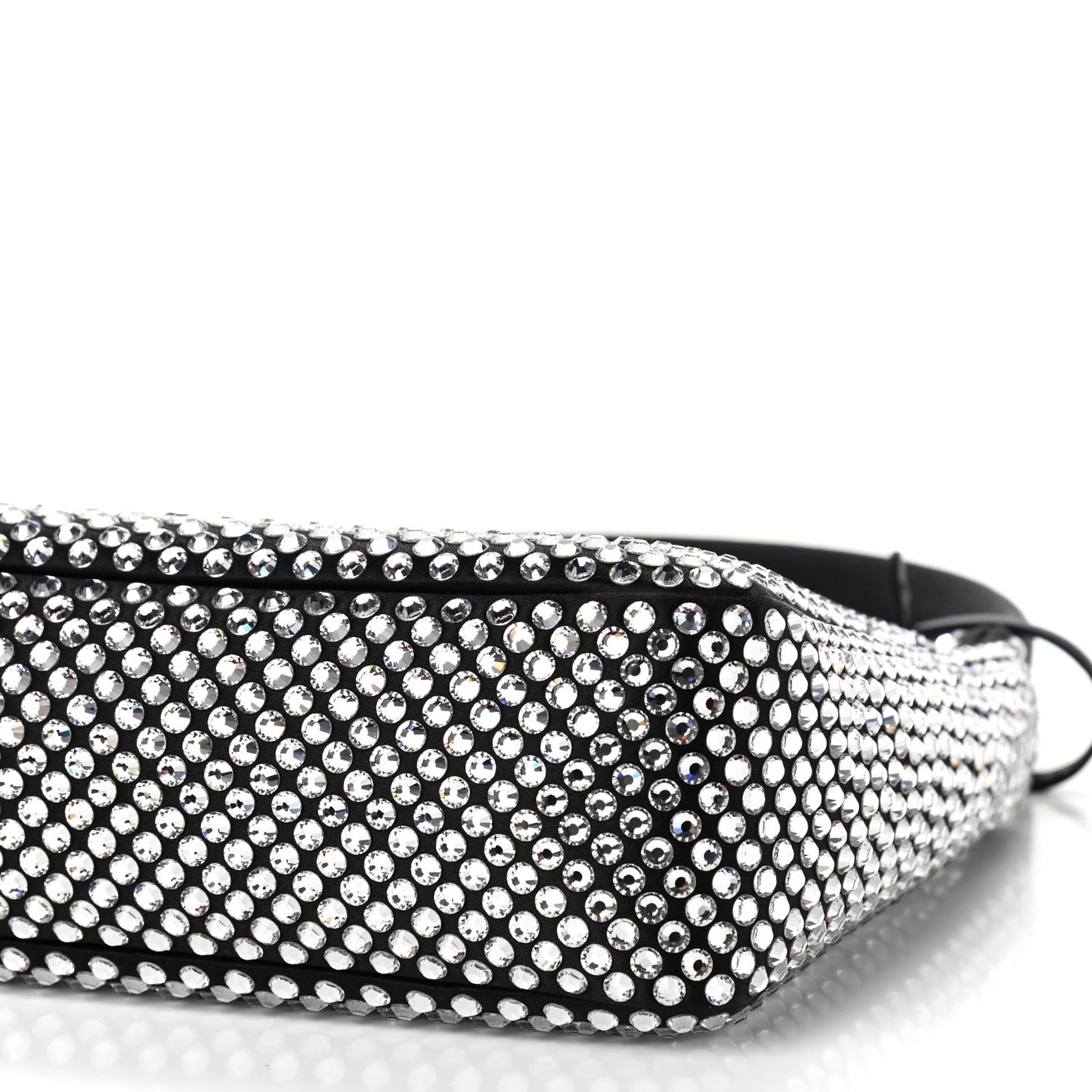 Satin Crystal Mini Re-Edition 2000 Bag Cristal