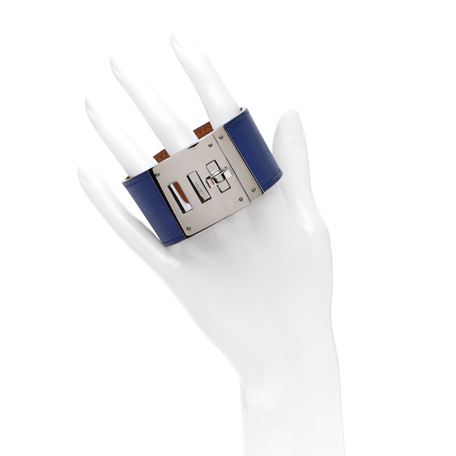 Hermes Swift Kelly Dog Bracelet Bleu Electrique 2 of 7