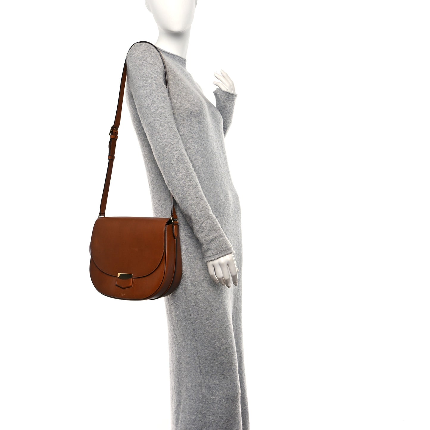 Supersoft Calfskin Medium Trotteur Caramel