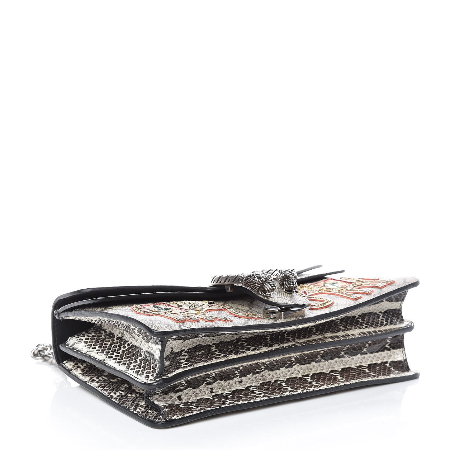 GG Supreme Monogram Elaphe Elephant Embroidered Small Dionysus Shoulder Bag