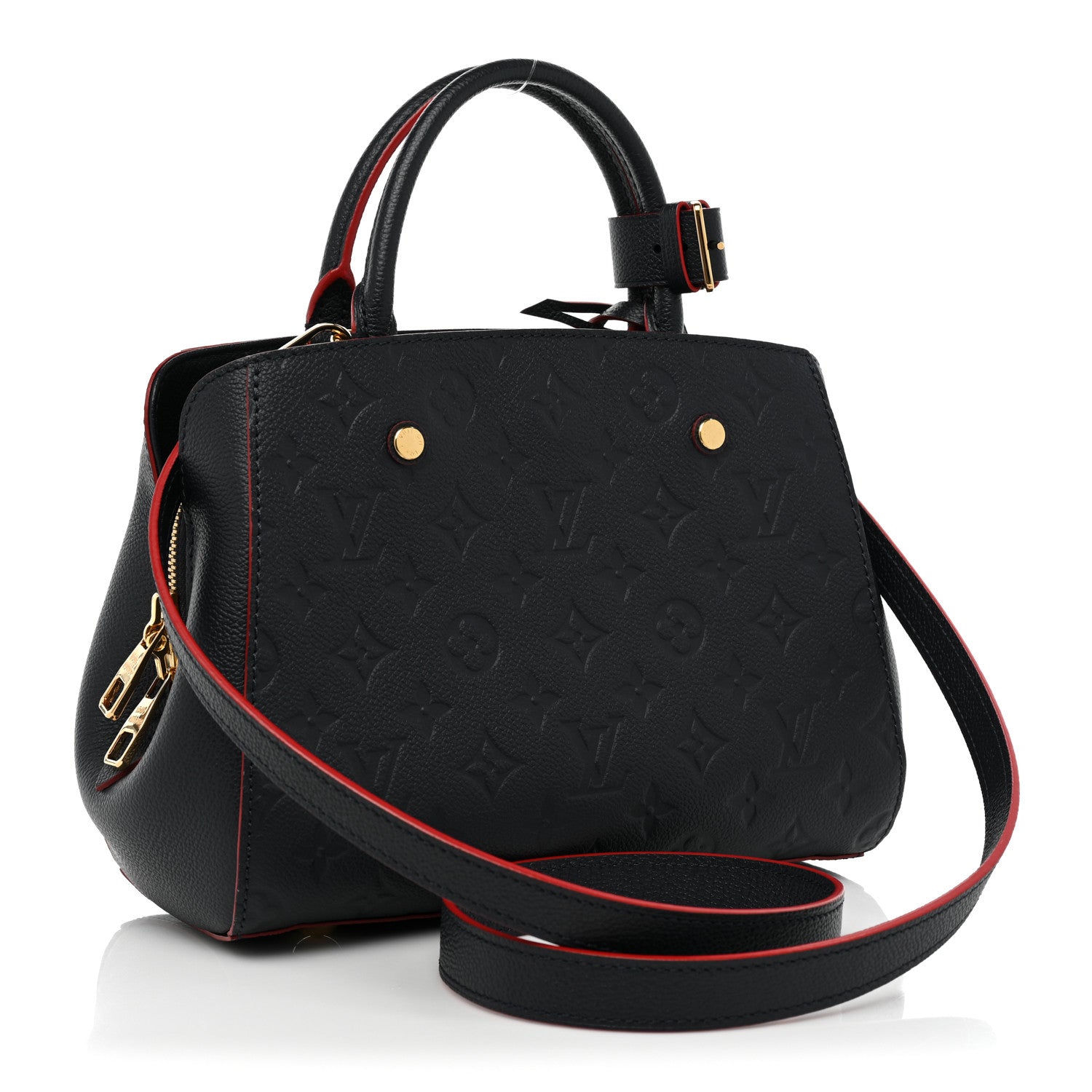 Louis Vuitton Empreinte Montaigne BB Marine Rouge 3 of 10