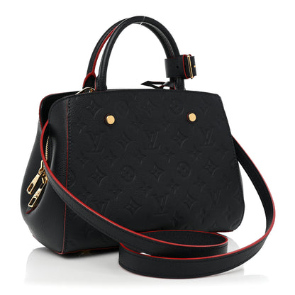 Louis Vuitton Empreinte Montaigne BB Marine Rouge 3 of 10