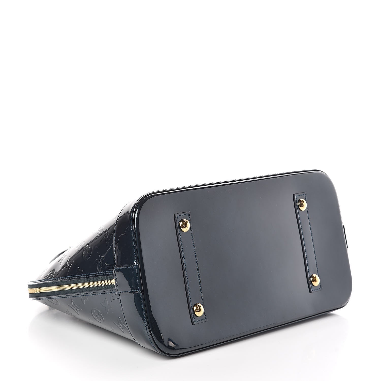 Louis Vuitton Vernis Alma MM Blue Nuit 4 of 8