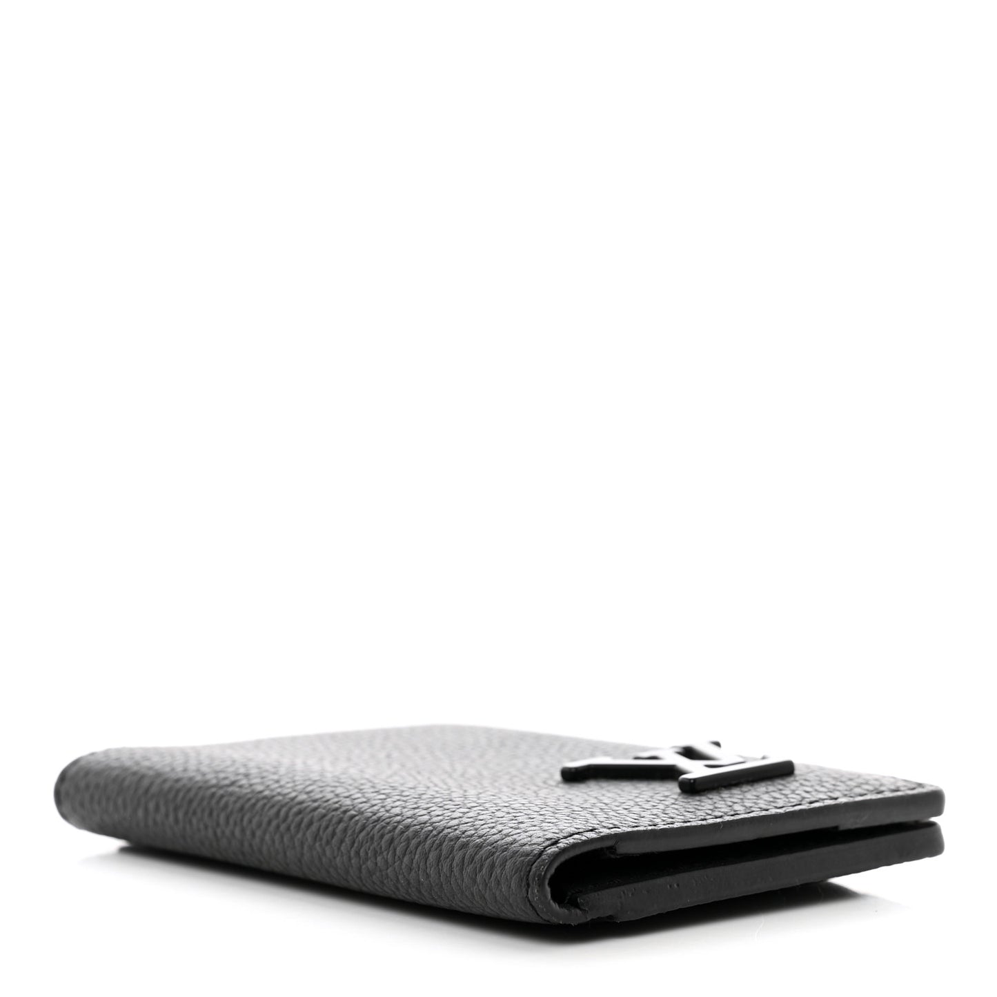 Grained Calfskin Aerogram Pocket Organizer Black