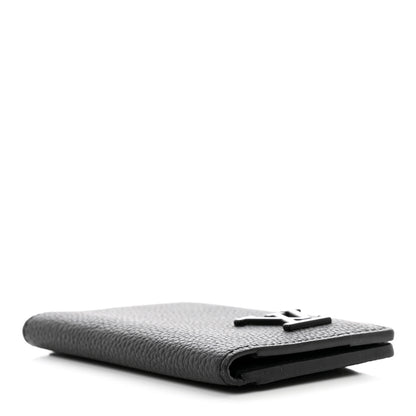 Louis Vuitton Grained Calfskin Aerogram Pocket Organizer Black 4 of 6