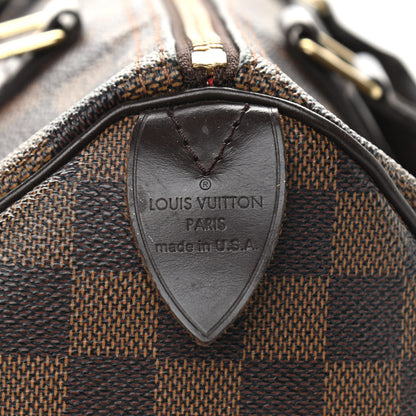 Louis Vuitton Damier Ebene Speedy 30 6 of 14