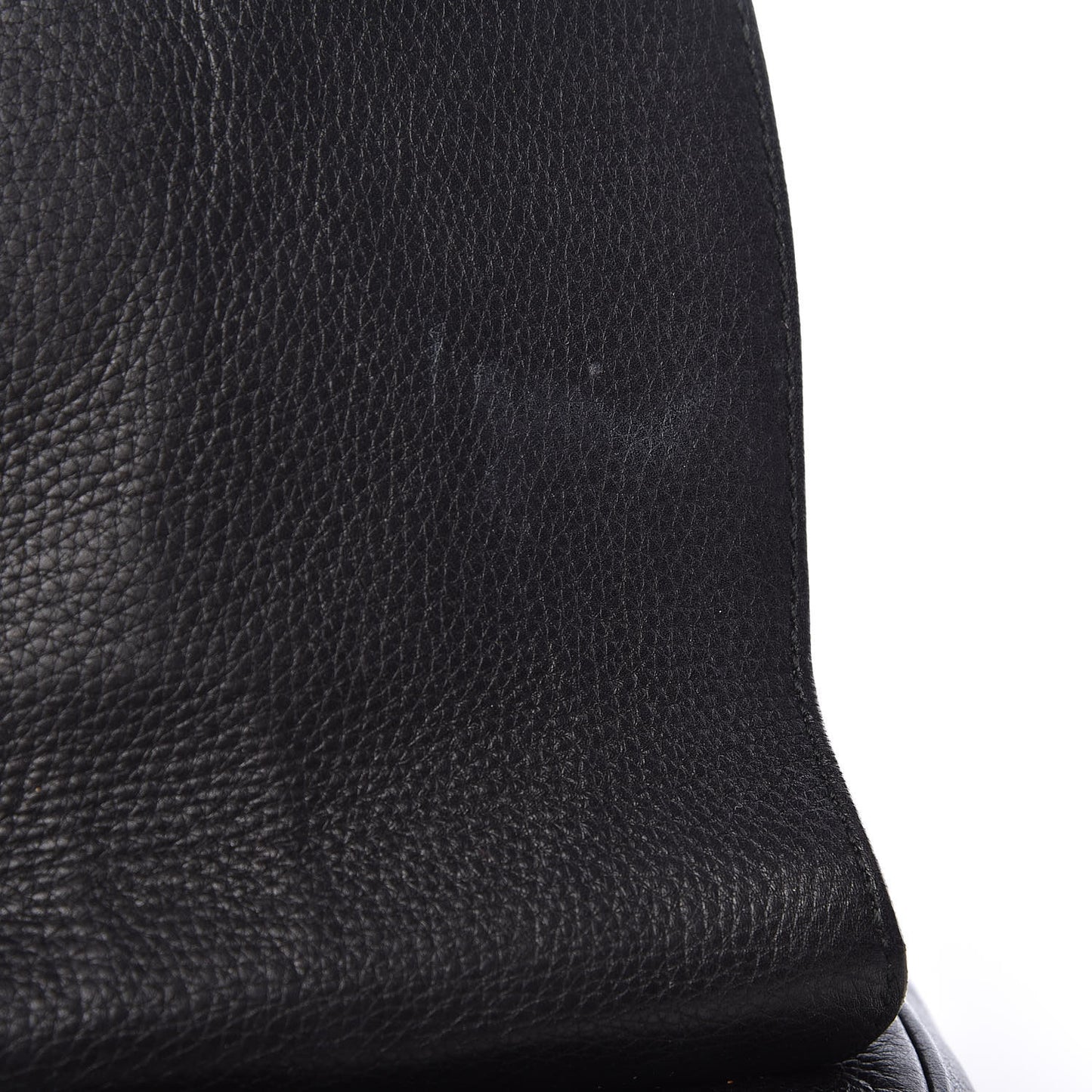 Pebbled Calfskin Medium Soho Flap Crossbody Black