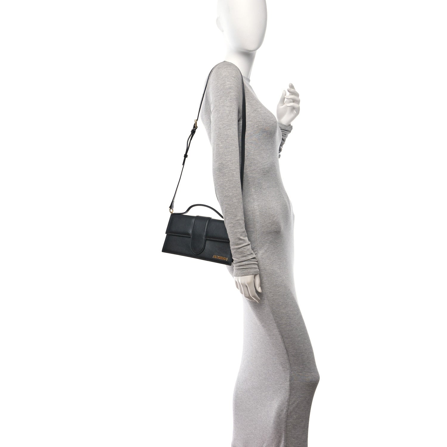 Jacquemus Smooth Calfskin Le Grand Bambino Black 2 of 9