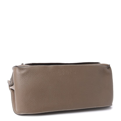 Hermes Taurillon Clemence Jypsiere 34 Etoupe 4 of 14