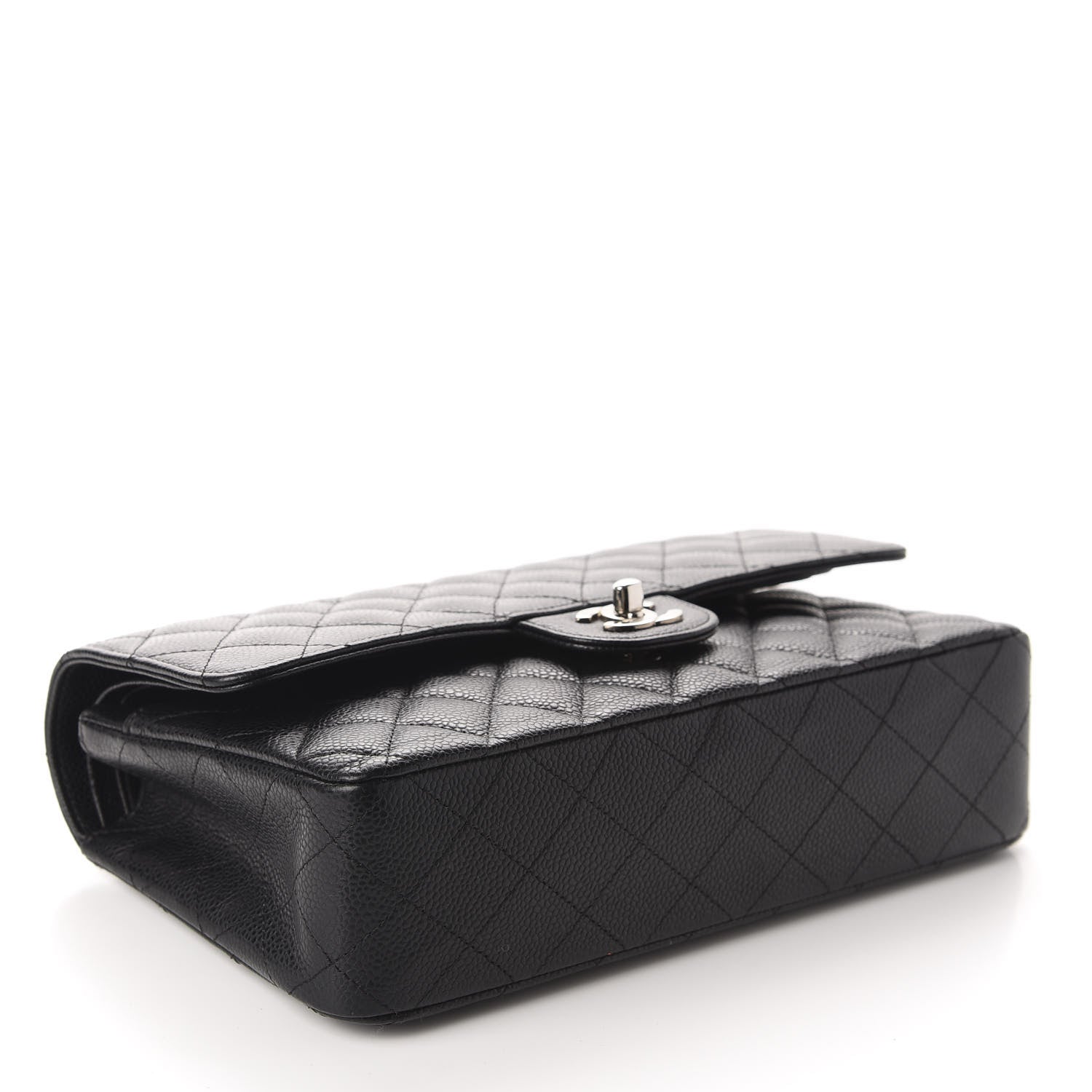 Chanel Caviar Quilted Medium Double Flap Black 4 of 13