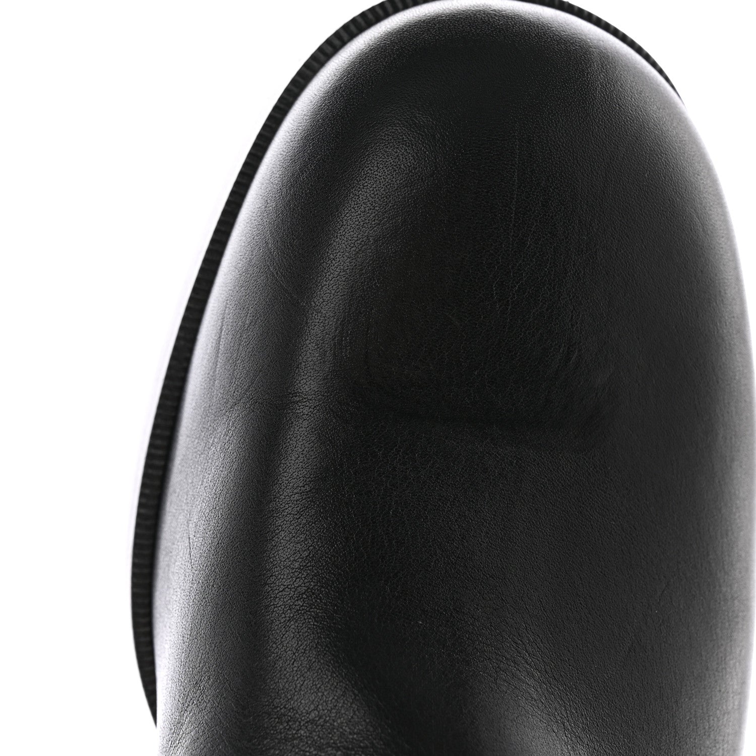 Chanel Calfskin CC Logo Mid Calf Boots Light Grey Black 17 of 19