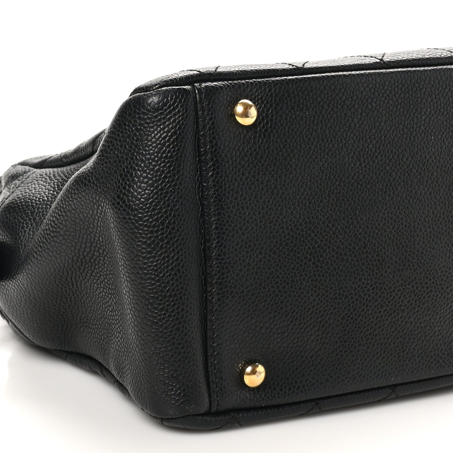 Caviar Quilted Petit Timeless Tote PTT Black