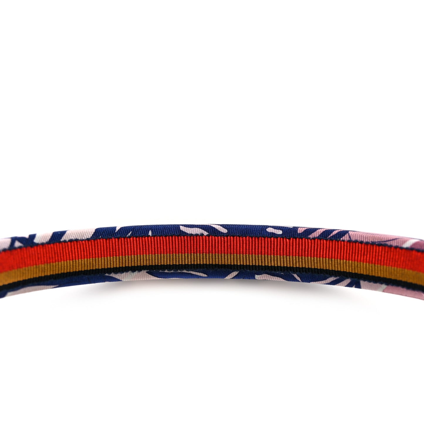 Silk Twill Jungle Love Rainbow Elsa Headband Rose