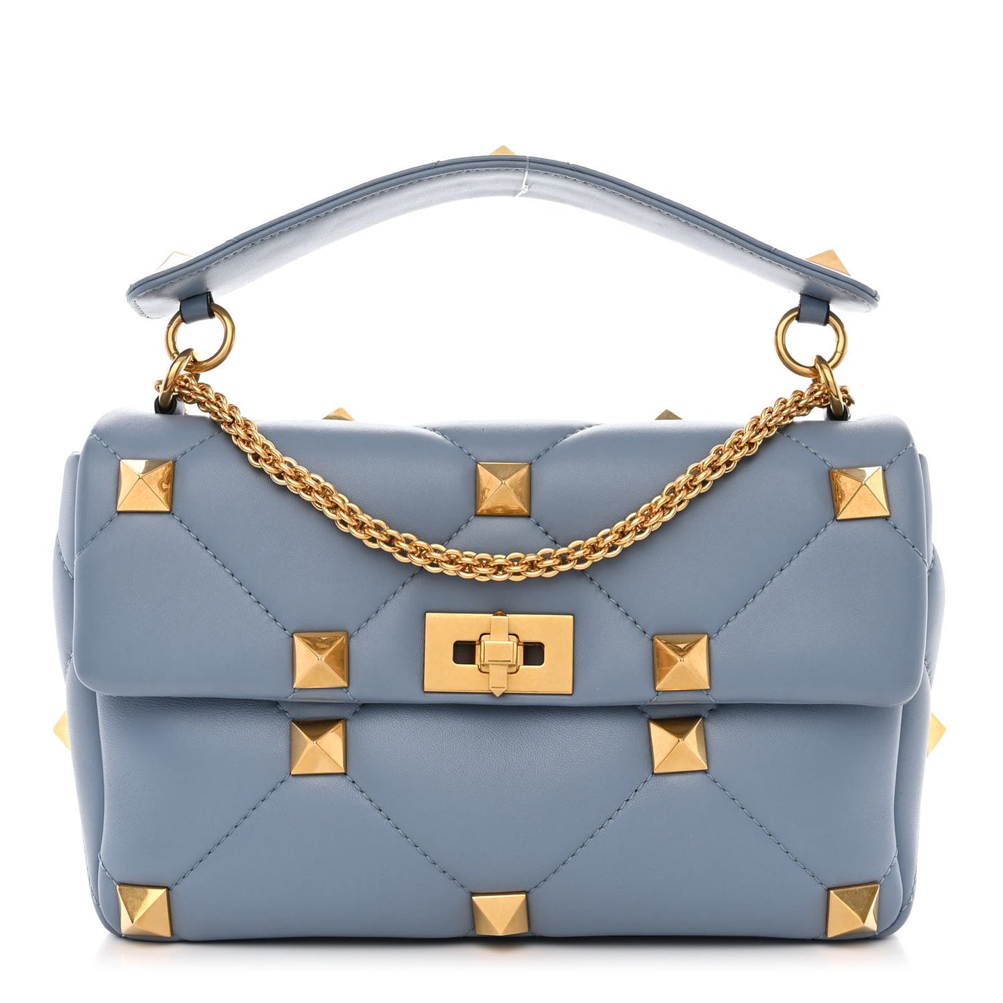 Nappa Medium Roman Stud Shoulder Bag Niagara