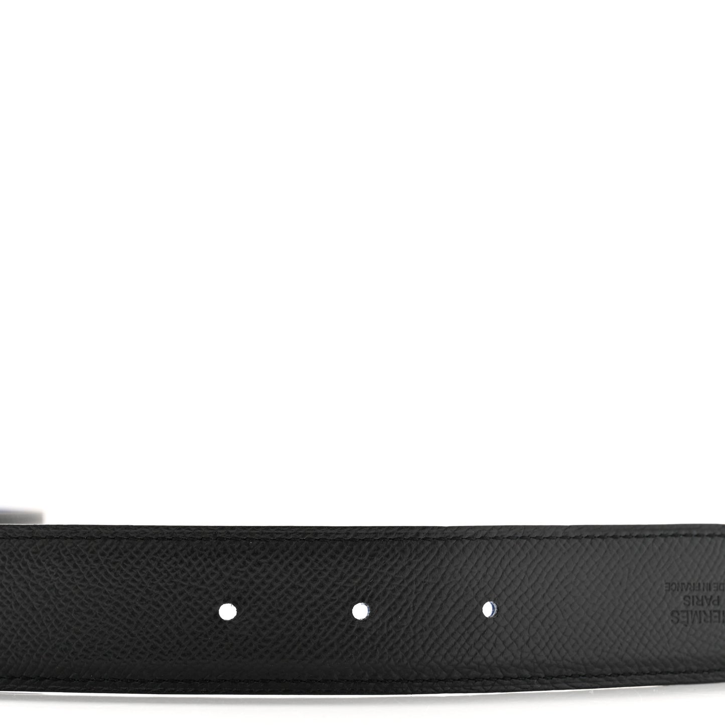 Epsom 38mm Constance H Belt 110 Black Bleu Zellige