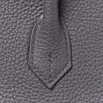 Hermes Togo Birkin 25 Etain 12 of 34