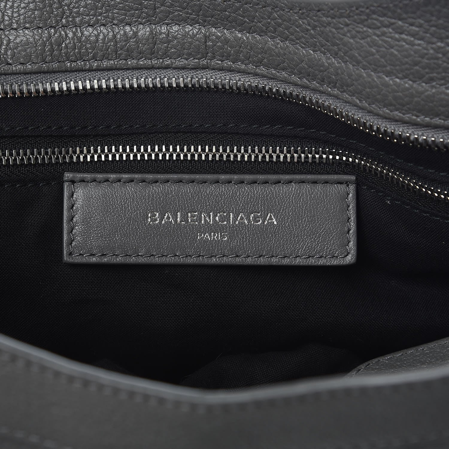Balenciaga Chevre Silver Metallic Edge Hardware City Gris Acier 6 of 9