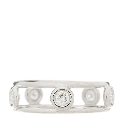 Tiffany Platinum Diamond Elsa Peretti Diamonds by the Yard Ring 48 4.5 1 of 4