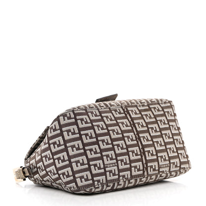 Fendi Metallic Zucchino Mini Mama Baguette Caffe Argilla Canna di Fucile 4 of 13