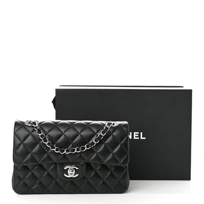 Chanel Lambskin Quilted Small Double Flap Black 11 of 11