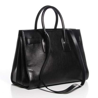 Saint Laurent Calfskin Small Sac De Jour Black 3 of 8