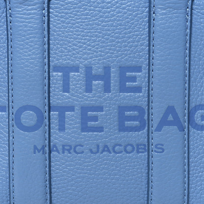 Marc Jacobs Grained Calfskin Mini The Tote Bag Spring Blue 7 of 9