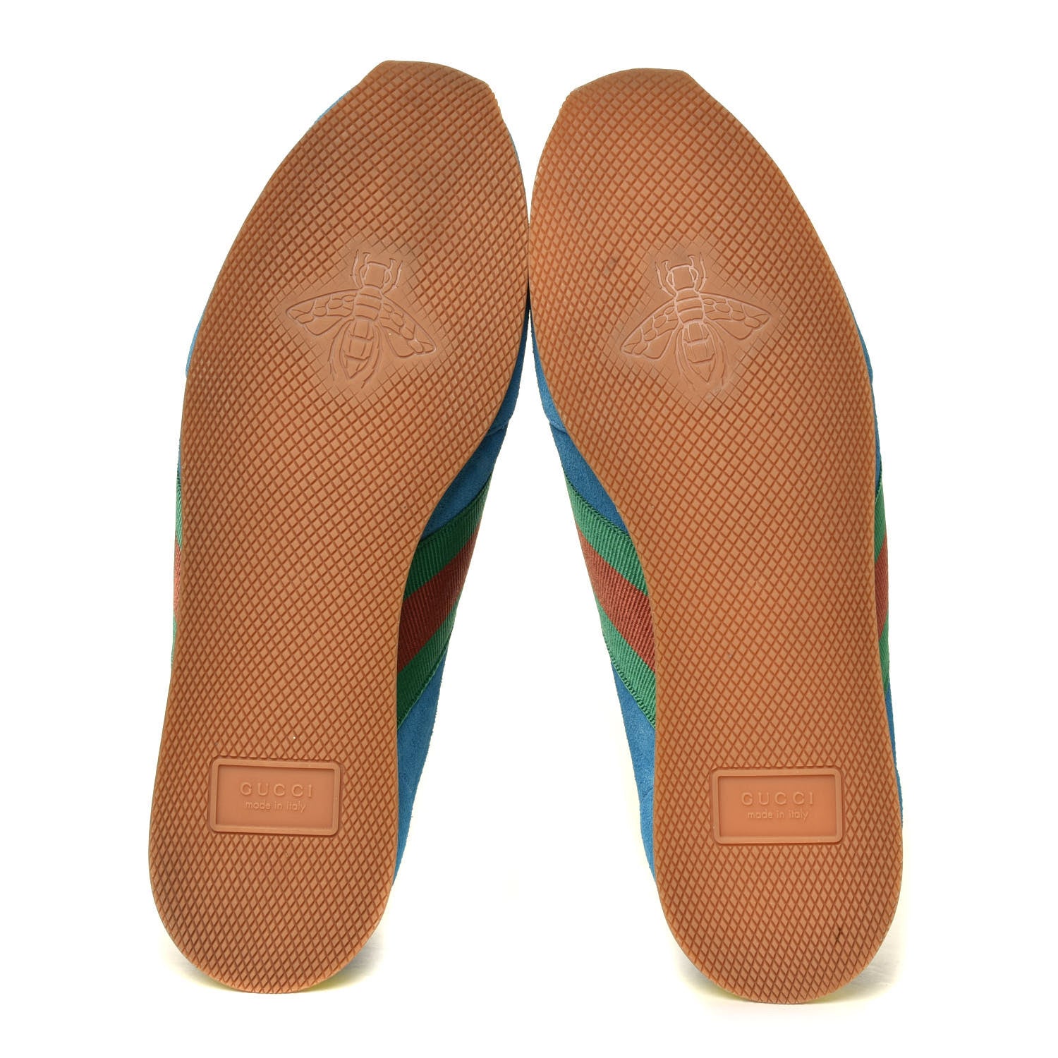 Gucci Suede Web Womens Rocket Sneakers 39 Bright Splash Thunder 9 of 10